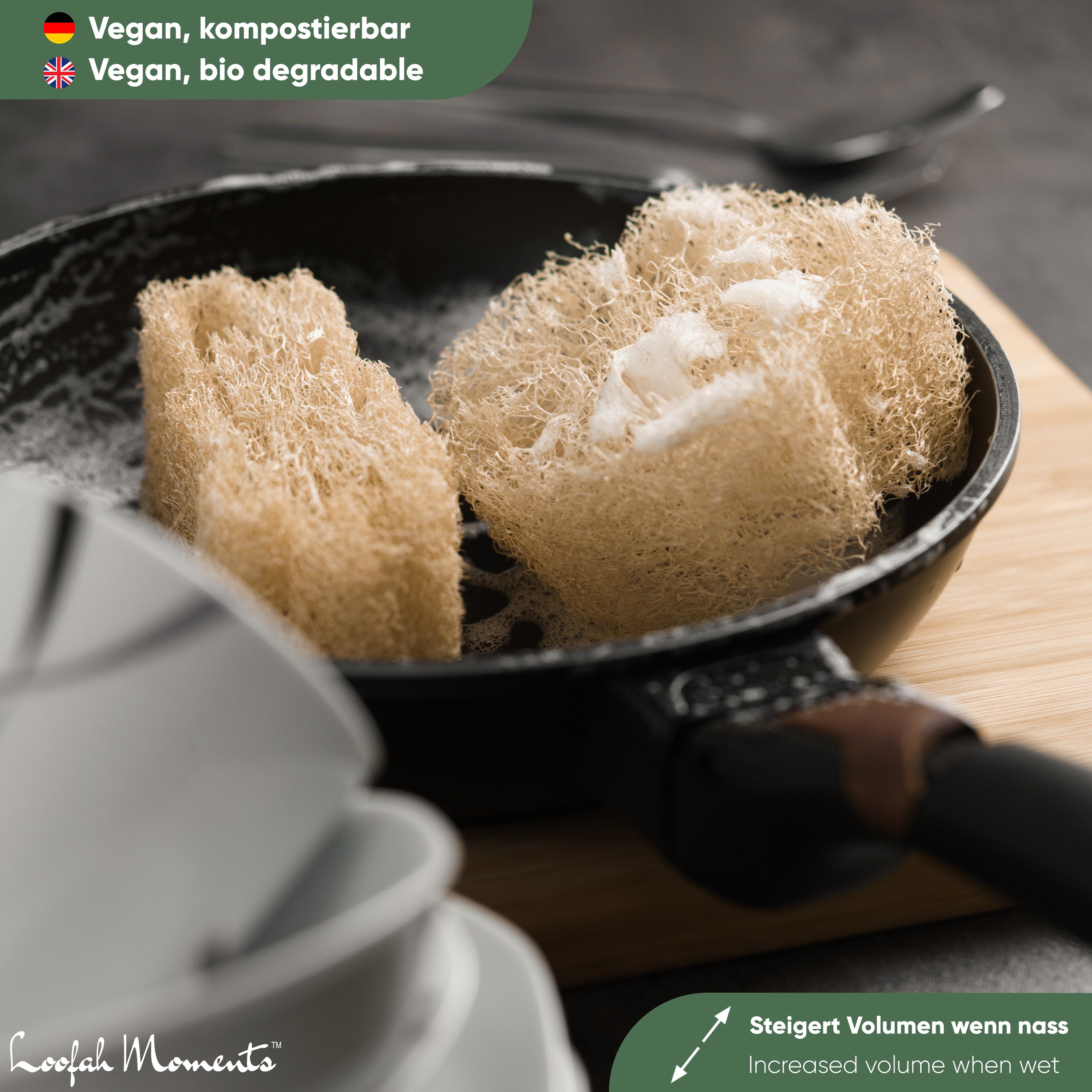 Loofah Moments™ - Reinigungsschwämme | Zero Plastic