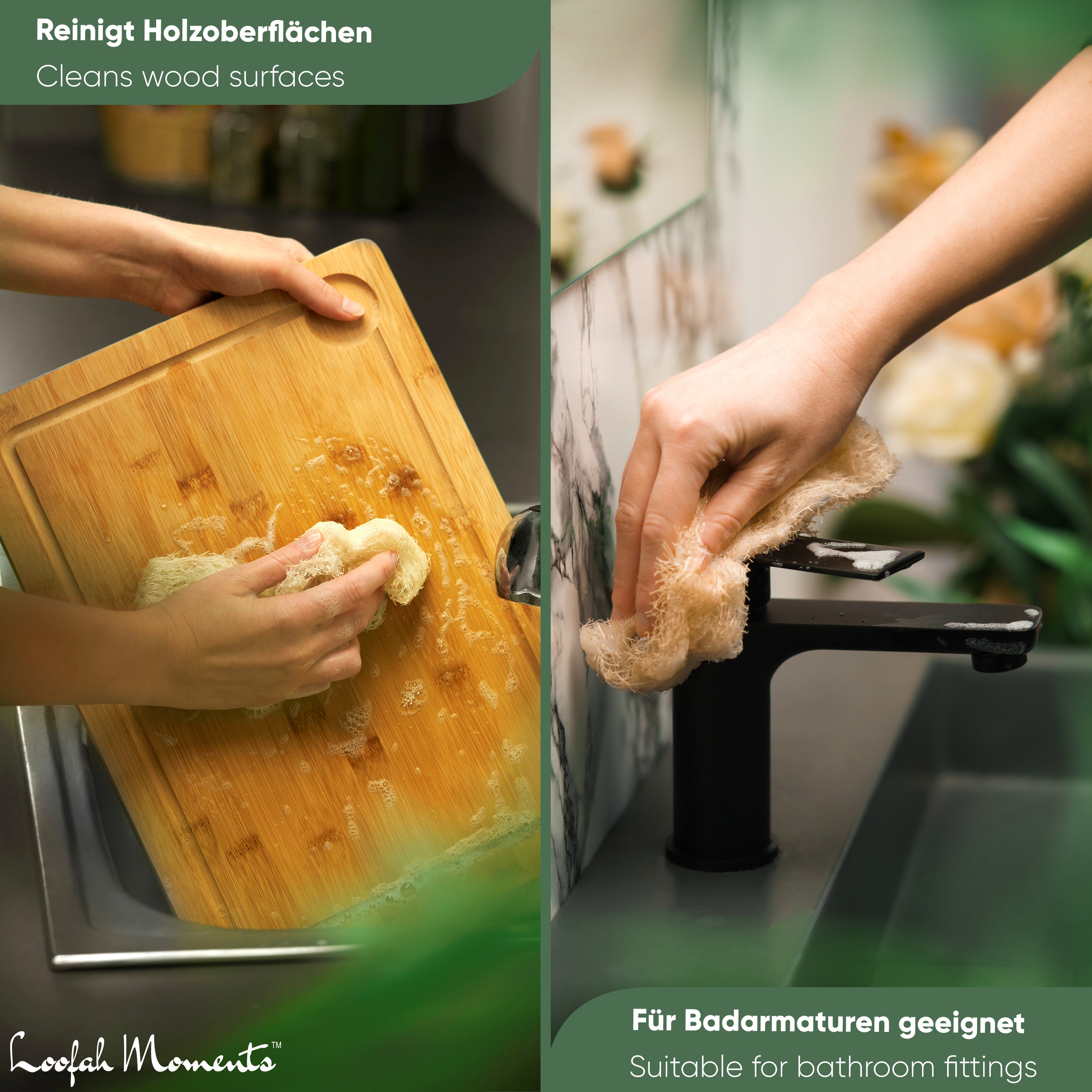 Loofah Moments™ - Reinigungsschwämme | Zero Plastic