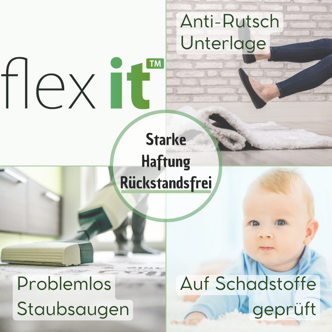 Preiswerte rutschfeste Teppichunterlage ohne Kleber | Classic Standard | Made in Germany